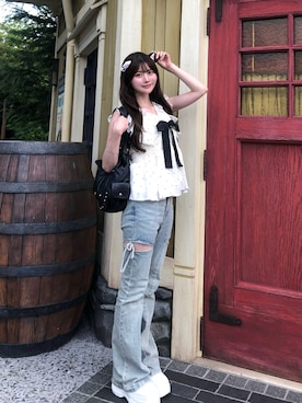 「GRL（グレイル）のアイテム」を使った、ほにさん（レディース・160cm）の秋コーディネート