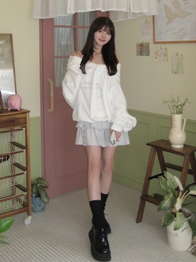 「GRL（グレイル）のアイテム（シューズ）」を使った、ほにさん（レディース・160cm）の春コーディネート