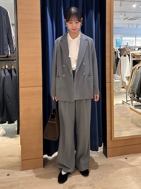 「ブラウスコーデ」｜maruさん（レディース・156cm）の秋コーディネート