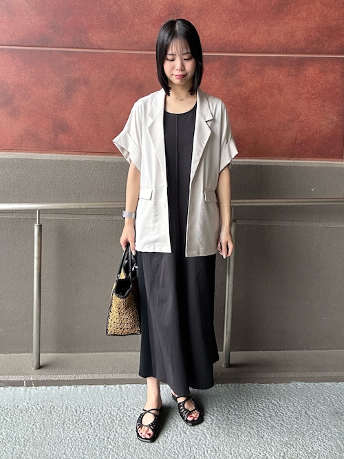 セール】ジャージーピンタックワンピース（ワンピース）｜MICO COULIER