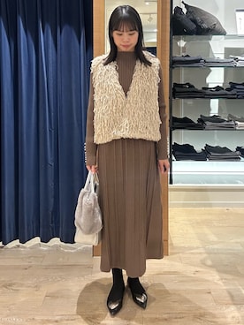 maruさん（レディース・156cm）の冬コーディネート