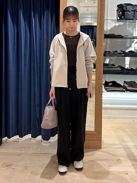 「MICO COULIER（ミコクリエ）のアイテム」を使った、maruさん（レディース・156cm）の秋コーディネート