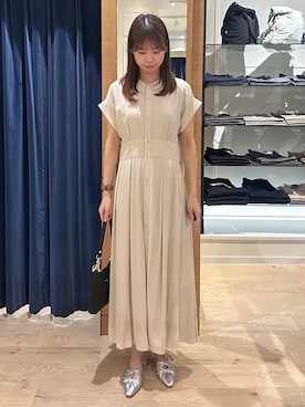 「MICO COULIER（ミコクリエ）のアイテム」を使った、maruさん（レディース・156cm）の春コーディネート