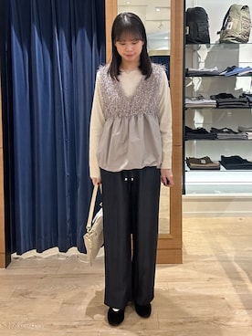 maruさん（レディース・156cm）の冬コーディネート