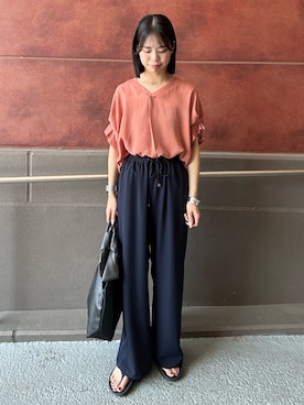 maruさん（レディース・156cm）の夏コーディネート