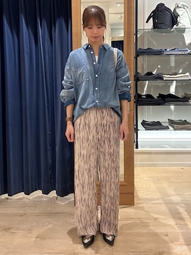 「MICO COULIER（ミコクリエ）のアイテム」を使った、maruさん（レディース・156cm）の春コーディネート