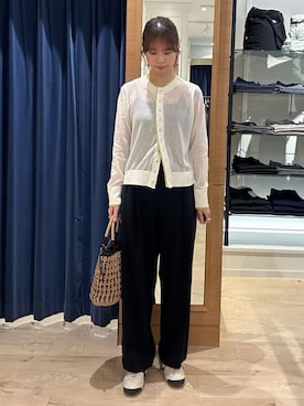 「MICO COULIER（ミコクリエ）のアイテム」を使った、maruさん（レディース・156cm）の春コーディネート