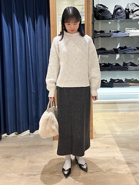 maruさん（レディース・156cm）の冬コーディネート