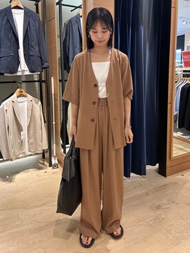 「FREDY&GLOSTER」｜「アイテム（ジャケット/アウター）」を使った、maruさん（レディース・156cm）の秋コーディネート