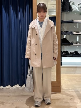 「MICO COULIER（ミコクリエ）のアイテム」を使った、maruさん（レディース・156cm）の春コーディネート