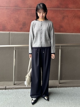 「カシミヤ」｜maruさん（レディース・156cm）の秋コーディネート