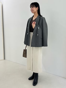 maruさん（レディース・156cm）の冬コーディネート