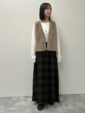 「アイテム（ジャケット/アウター）」を使った、maruさん（レディース・156cm）の夏コーディネート