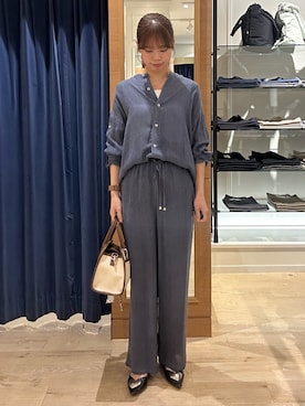 「MICO COULIER（ミコクリエ）のアイテム」を使った、maruさん（レディース・156cm）の春コーディネート