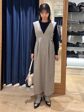 「カシミヤ」｜maruさん（レディース・156cm）の秋コーディネート