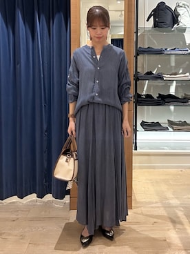 「MICO COULIER（ミコクリエ）のアイテム」を使った、maruさん（レディース・156cm）の春コーディネート