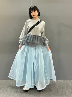 「ビームス」｜カロリナグレイサーさん（レディース・164cm）の秋コーディネート
