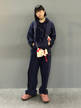 「ビームス」｜カロリナグレイサーさん（レディース・164cm）の秋コーディネート