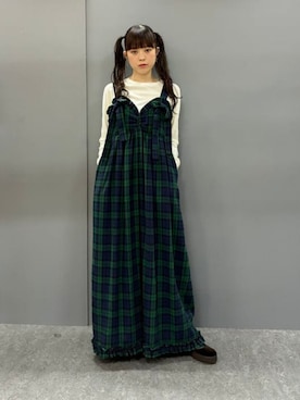 「ビームス」｜カロリナグレイサーさん（レディース・164cm）の秋コーディネート