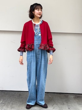 「CAROLINA GLASER（カロリナ グレイサー）のアイテム」を使った、カロリナグレイサーさん（レディース・168cm）の秋コーディネート