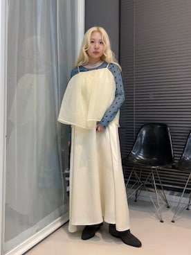 「CAROLINA GLASER（カロリナ グレイサー）のアイテム」を使った、カロリナグレイサーさん（レディース・152cm）の秋コーディネート