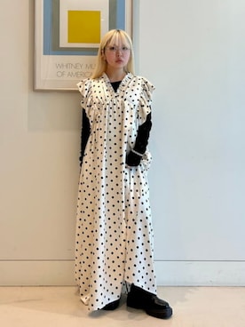 「CAROLINA GLASER（カロリナ グレイサー）のアイテム」を使った、カロリナグレイサーさん（レディース・152cm）の春コーディネート