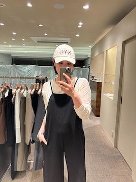 「アイテム（オールインワン・サロペット）」を使った、rokugo___168cmさん（レディース・168cm）の秋コーディネート