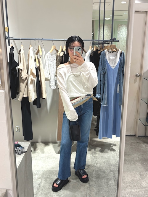 《重ね着けでボリュームを出しても◎》ボールチェーンネックレス110cm
