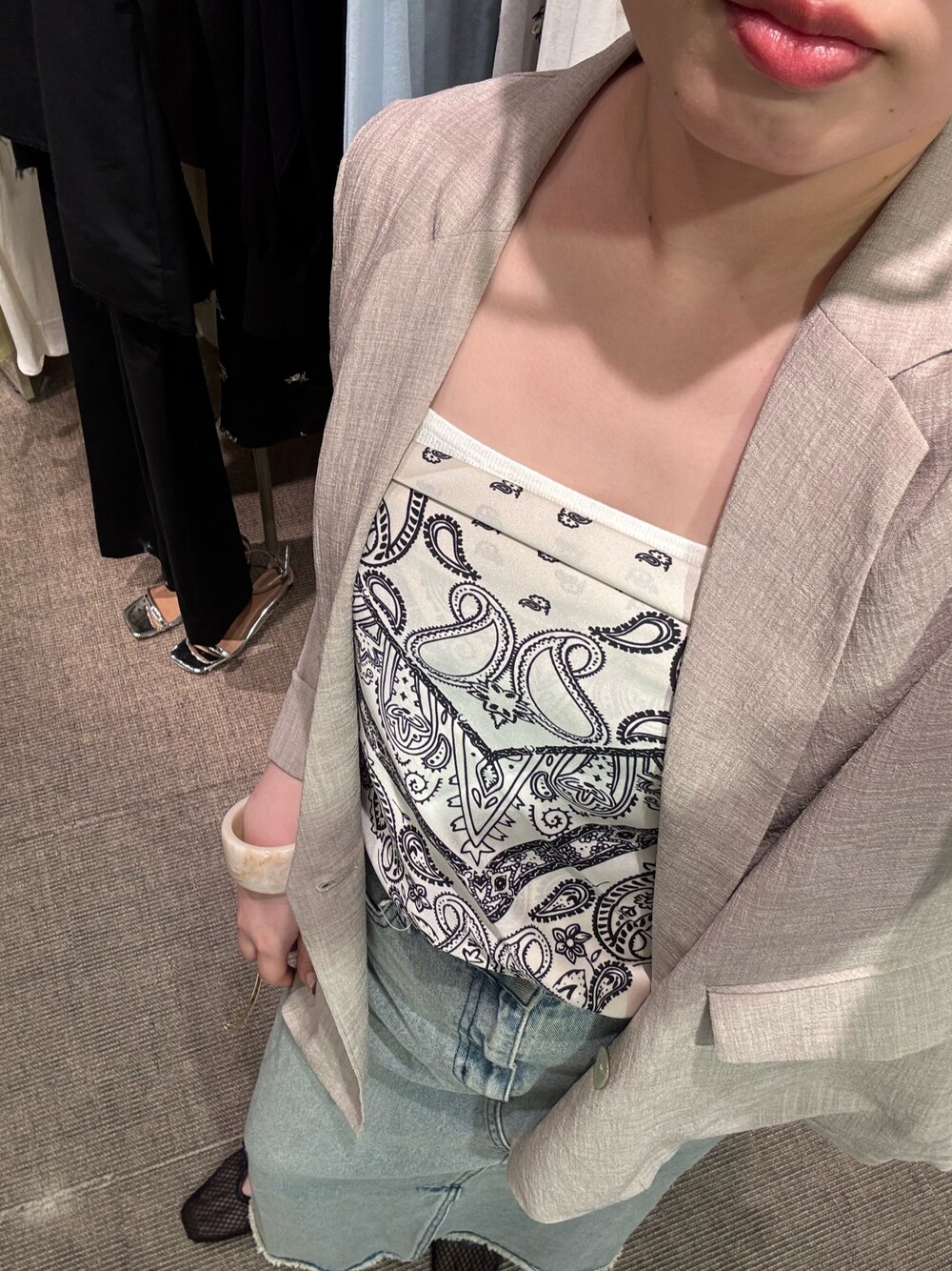 rokugo___168cmさんの「シアージャケット（SHENERY）」を使ったコーディネートの1枚目の写真