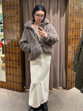 「アイテム（その他アウター）」を使った、rokugo___168cmさん（レディース・168cm）の秋コーディネート