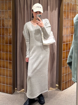 「スウェットワンピース」｜rokugo___168cmさん（レディース・168cm）の秋コーディネート