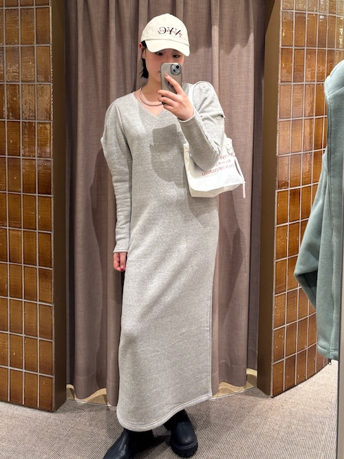 パフスリーブスウェットワンピース SHENERY ワンピース パフスリーブスウェットワンピース : ZOZOTOWN