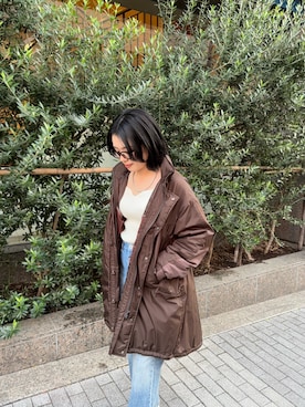 「アイテム（その他アウター）」を使った、rokugo___168cmさん（レディース・168cm）の秋コーディネート