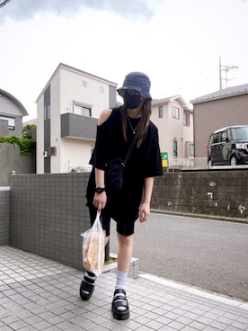 9taroさん（レディース・172cm）の夏コーディネート