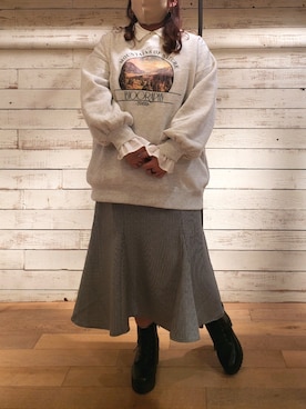 ru74oliveさん（レディース・156cm）の冬コーディネート