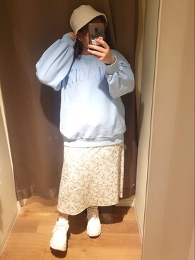 「OLIVEdesOLIVE」｜ru74oliveさん（レディース・156cm）の冬コーディネート