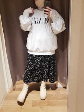 ru74oliveさん（レディース・156cm）の冬コーディネート