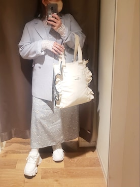 ru74oliveさん（レディース・156cm）の冬コーディネート