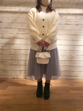 ru74oliveさん（レディース・156cm）の冬コーディネート