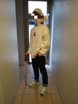「Reebok（リーボック）のアイテム（帽子）」を使った、199930さん（メンズ・167cm）の秋コーディネート
