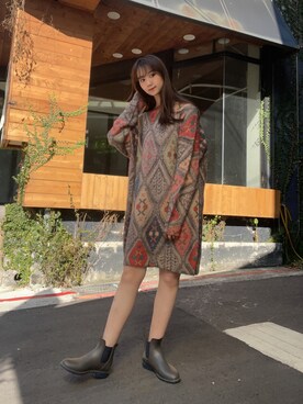 「毛衣」｜estellaselectさん（レディース・165cm）の冬コーディネート
