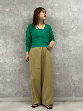 「リアルバイ」｜「アイテム（トップス）」を使った、KONOMIさん（レディース・160cm）の夏コーディネート