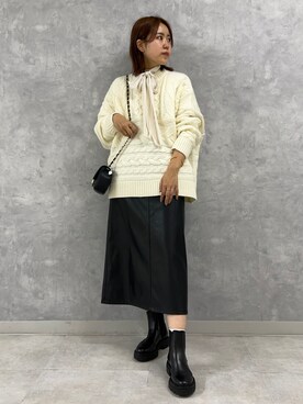 KONOMIさん（レディース・160cm）の冬コーディネート