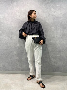 「リアルバイ」｜「アイテム（パンツ）」を使った、KONOMIさん（レディース・160cm）の夏コーディネート