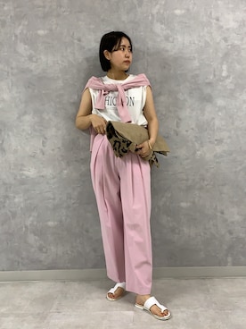 KONOMIさん（レディース・160cm）の夏コーディネート