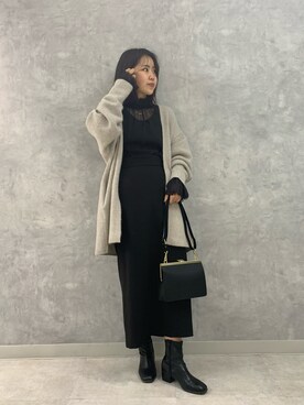 KONOMIさん（レディース・160cm）の冬コーディネート