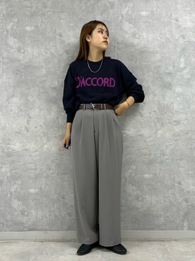 KONOMIさん(レディース・160cm)の秋コーディネート
