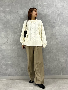 KONOMIさん（レディース・160cm）の冬コーディネート