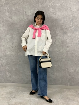 「TICCA（ティッカ）のアイテム（トップス）」を使った、KONOMIさん（レディース・160cm）の春コーディネート