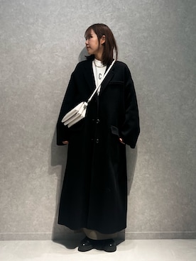 「Rouge vif（ルージュヴィフ）のアイテム（ジャケット/アウター）」を使った、KONOMIさん（レディース・160cm）の冬コーディネート